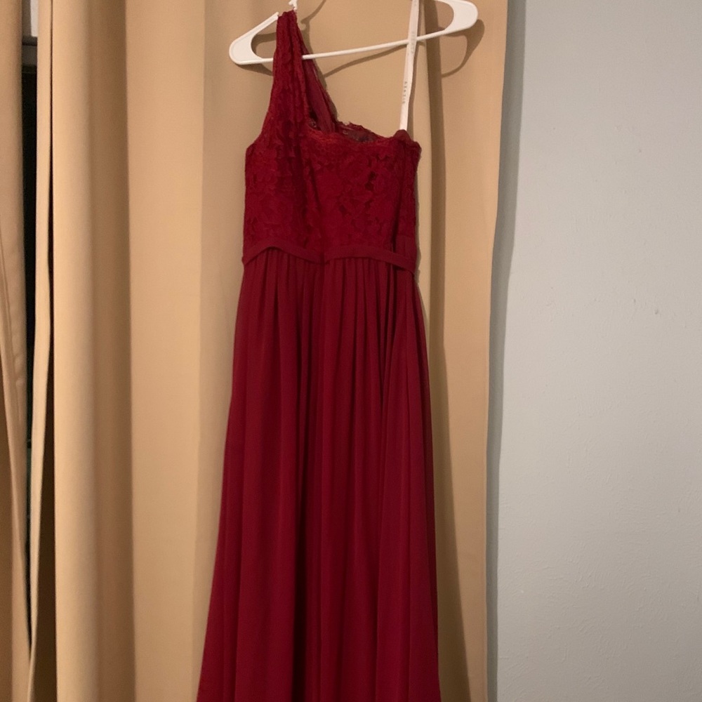 Bridesmaid dress (burgundy)